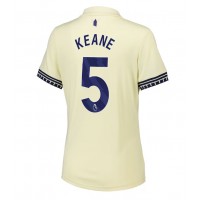 Stroje piłkarskie Everton Michael Keane #5 Koszulka Wyjazdowej dla damskie 2025-26 Krótki Rękaw